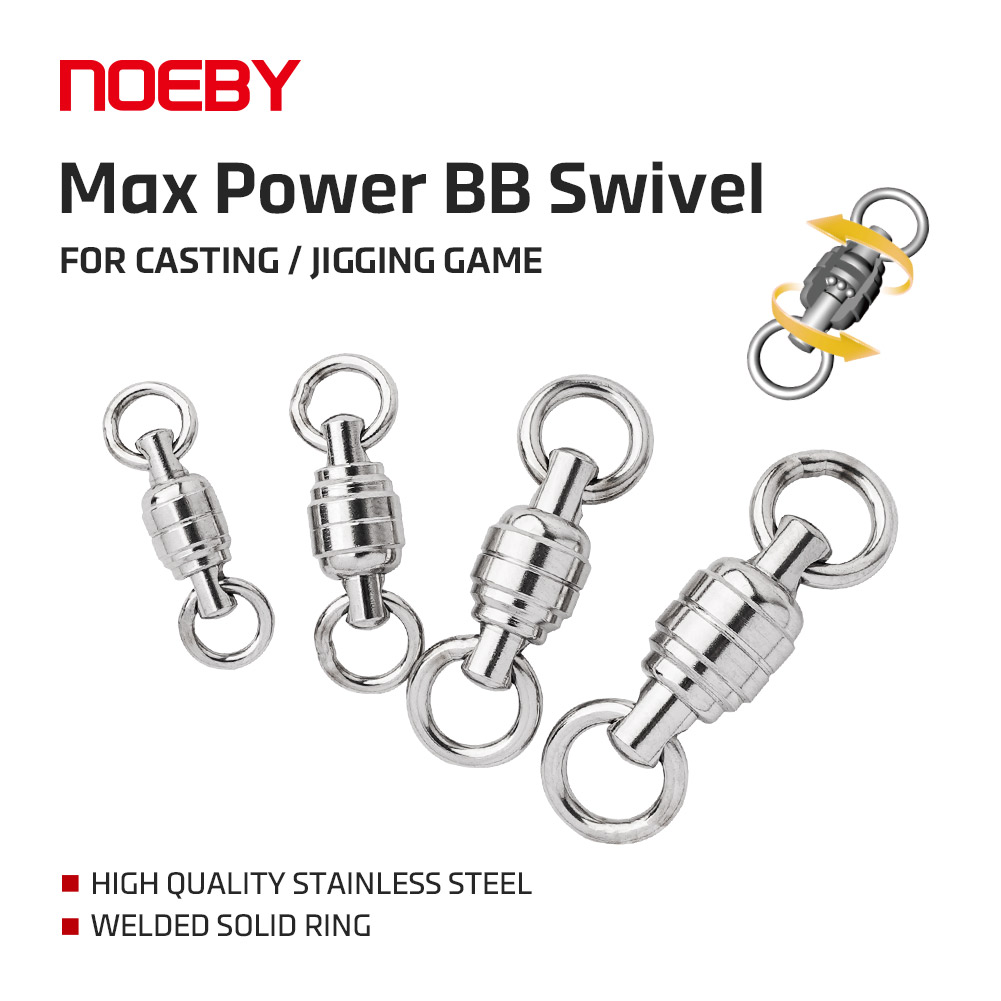 Fishing Equipment On Sale - NOEBY Max Power BB Swivel High
