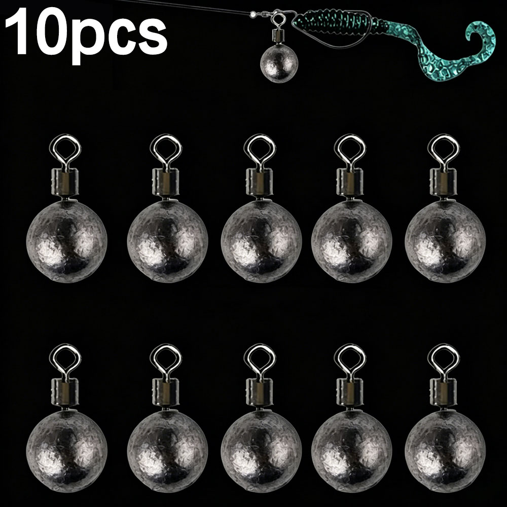 Fishing Equipment On Sale - 10pcs 5-20g Round Ball Lead Sinker