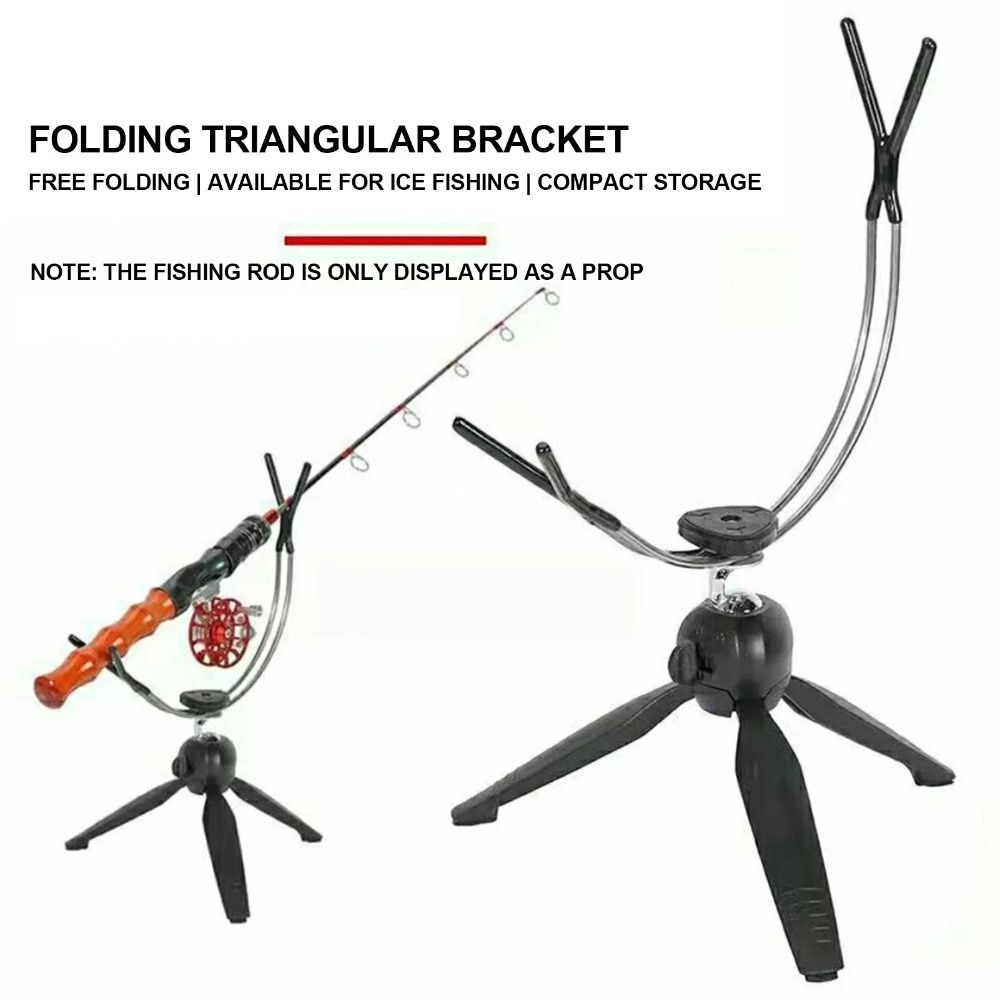 Fishing Equipment Holder - 360° Adjustable Ice Fishing Rod Rack