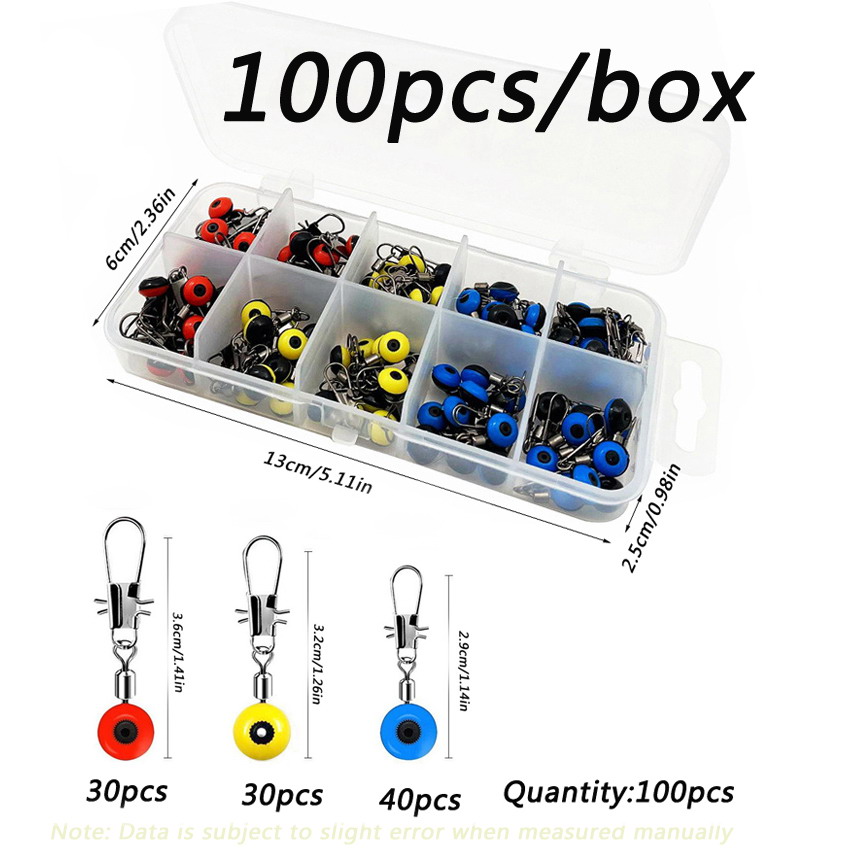 Fishing Equipment On Sale - 20pcs Fishing Line Hook Swivels Shank