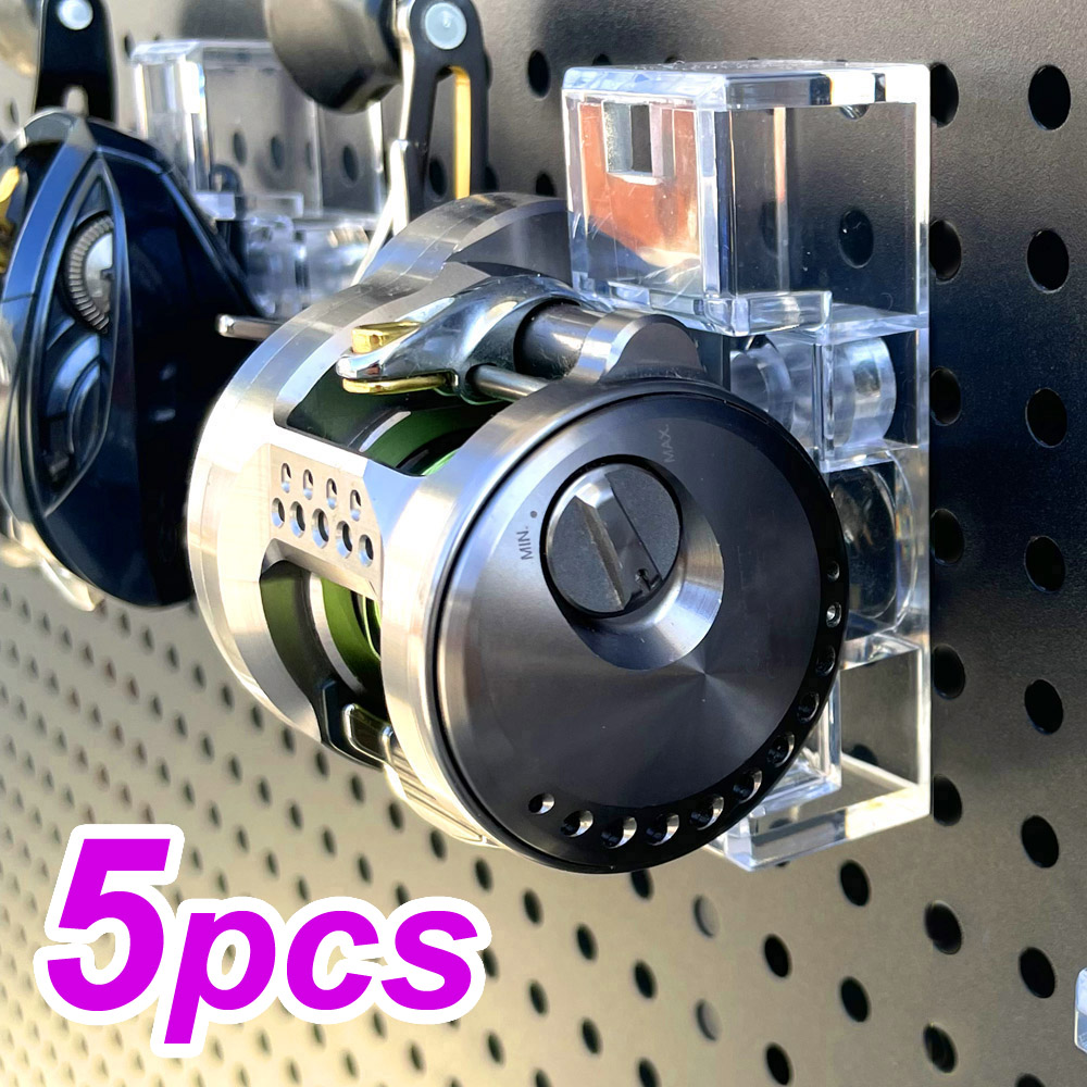5pcs Wall-hung Fishing Reel Wa - огляд і ціна Fishing Equipment Holder