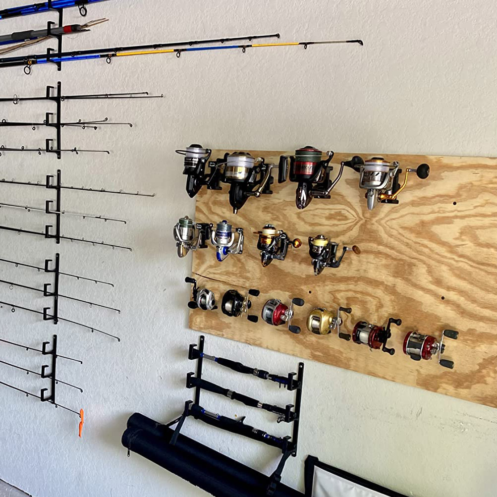 5pcs Wall-hung Fishing Reel Wa - огляд і ціна Fishing Equipment Holder