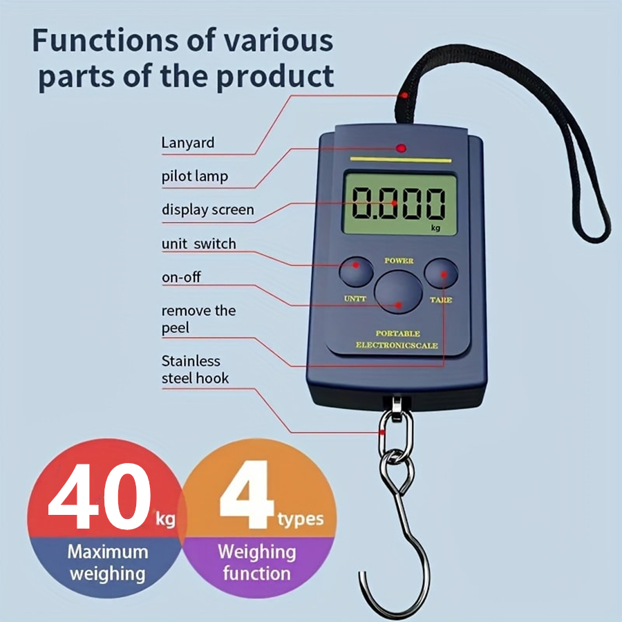 40kg Multifunctional Mini Elec - огляд і ціна Fishing Equipment Basics