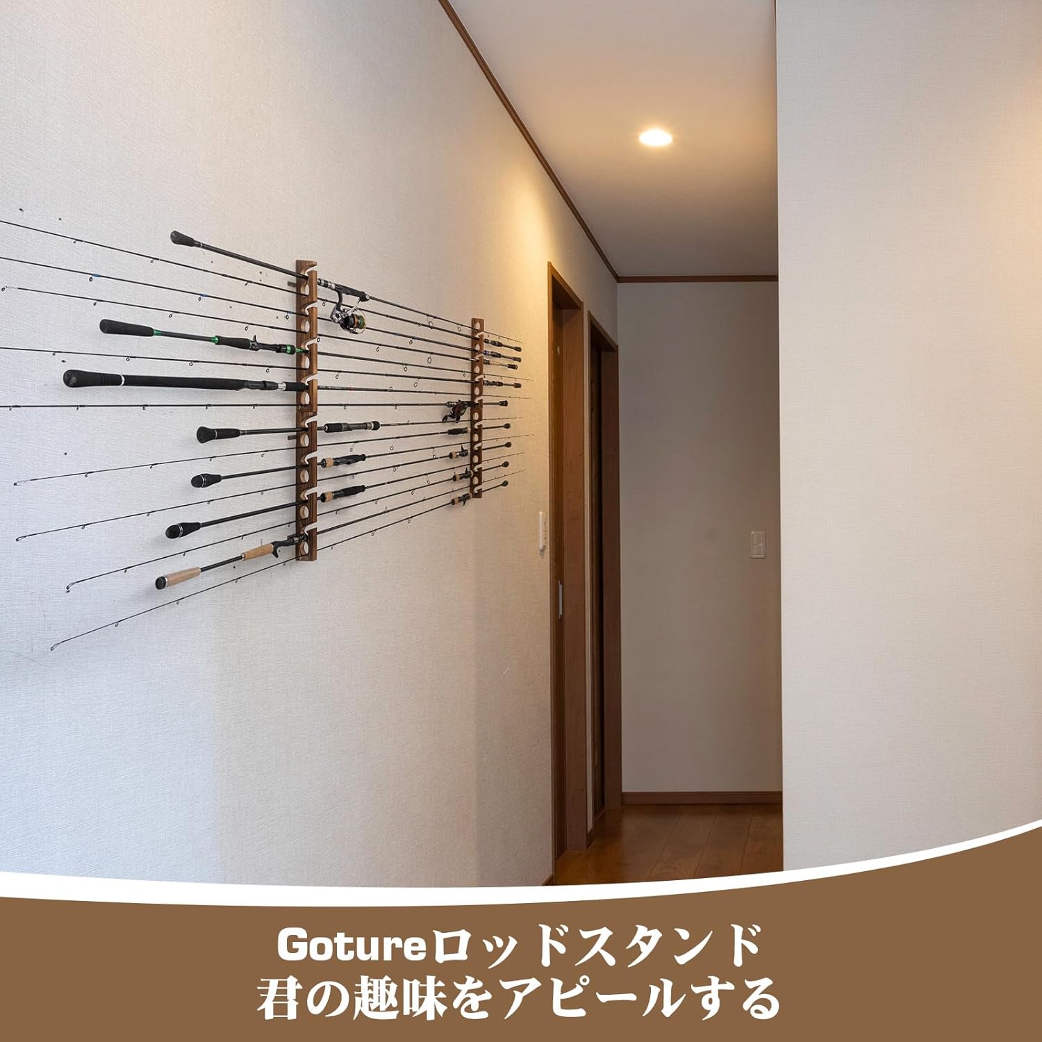 Goture Wood Fishing Rod Holder - огляд і ціна Fishing Equipment Holder