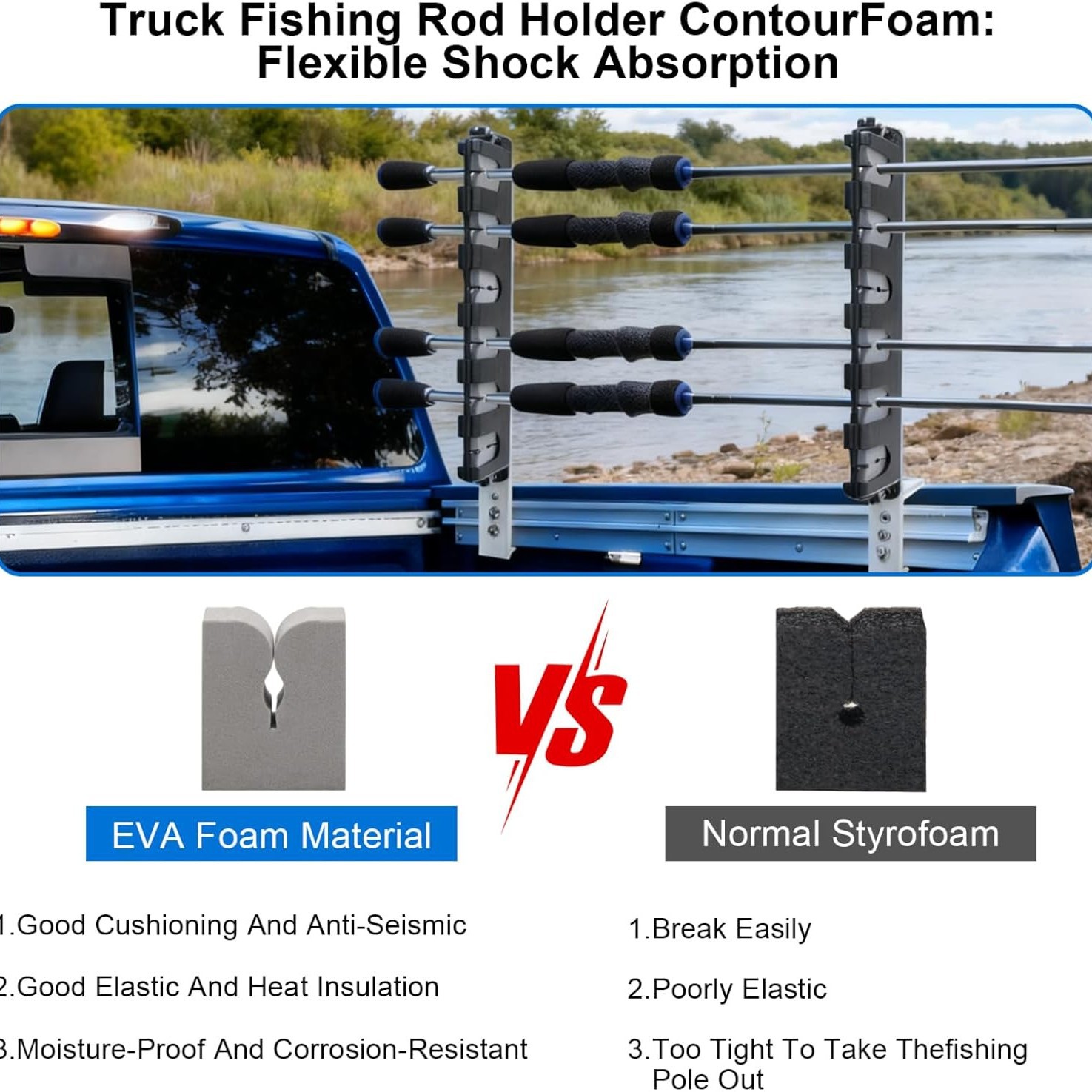 Fishing Rod Holder for Truck B - огляд і ціна Fishing Equipment Holder