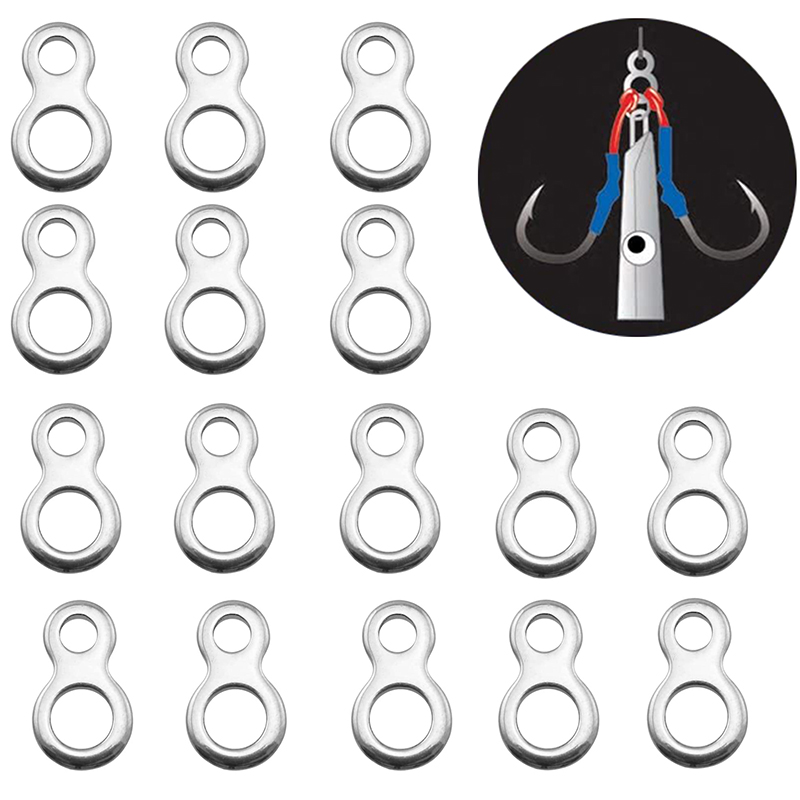 10-50Pcs Stainless Steel Fishi - огляд і ціна Fishing Equipment On Sale