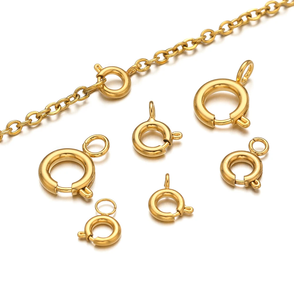 10pcs Stainless Steel Spring R - огляд і ціна Circle Hook Set