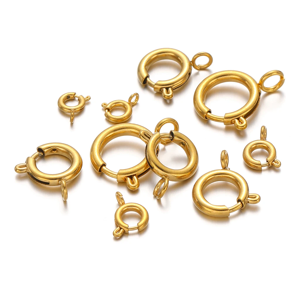 10pcs Stainless Steel Spring R - огляд і ціна Circle Hook Set