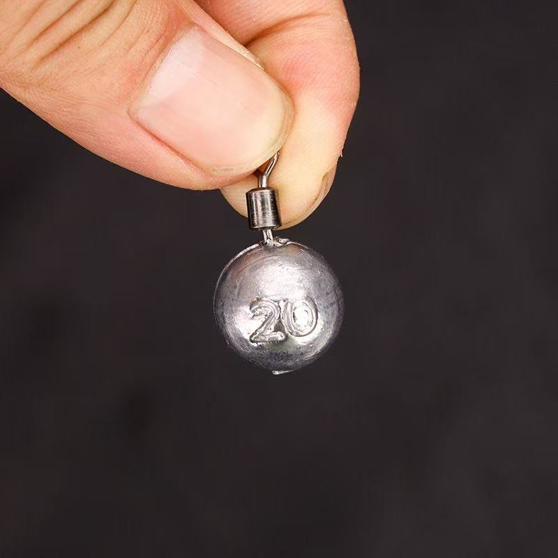 10pcs 5-20g Round Ball Lead Si - огляд і ціна Fishing Equipment On Sale
