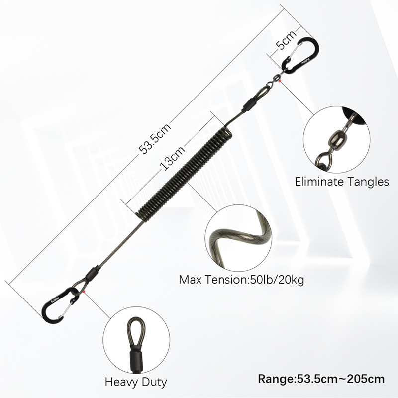 fishing tools Coiled Lanyards  - огляд і ціна Fishing Equipment On Sale