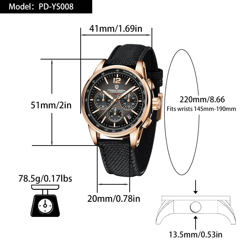 PAGANI DESIGN New Mens Watch 4 - огляд і ціна Circle Hook Set