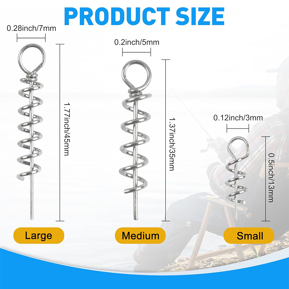 50Pcs Spring Twist Lock Fishin - огляд і ціна Fishing Equipment Basics