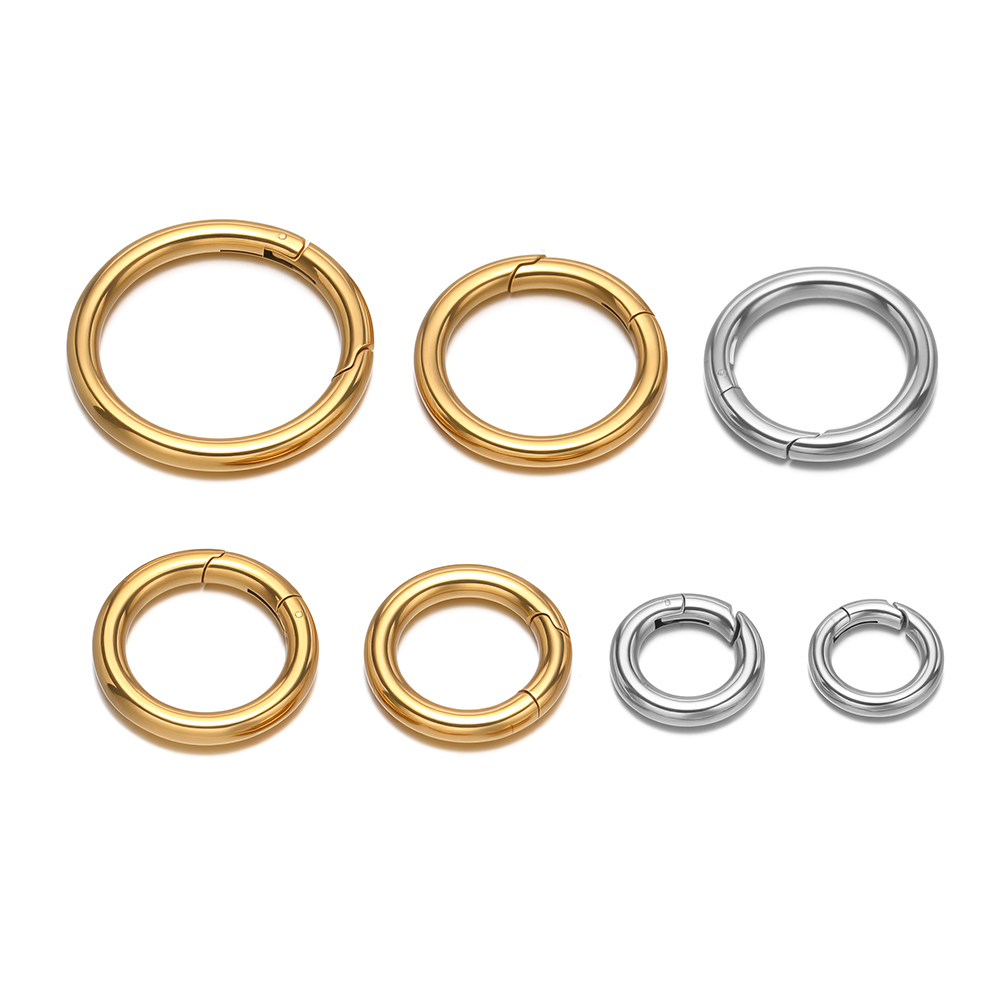2Pcs/Lot Round Spring Clasps S - огляд і ціна Circle Hook Set