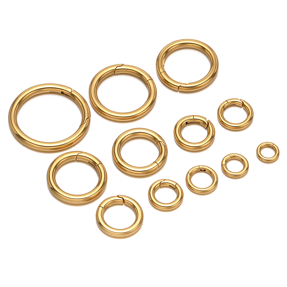 2Pcs/Lot Round Spring Clasps S - огляд і ціна Circle Hook Set