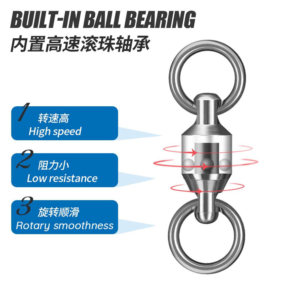 JIGGINGPRO Ball Bearing Swivel - огляд і ціна Fishing Equipment On Sale
