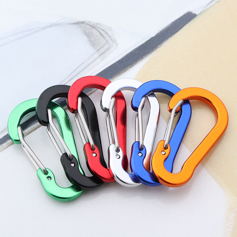 6pcs Carabiner Keychain Key Ch - огляд і ціна Fishing Equipment Basics