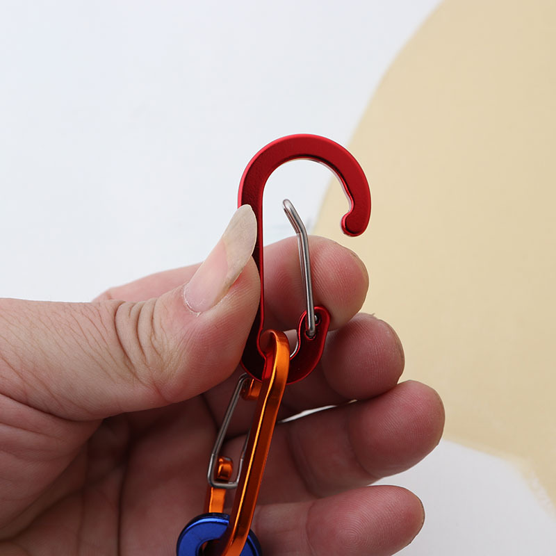 6pcs Carabiner Keychain Key Ch - огляд і ціна Fishing Equipment Basics