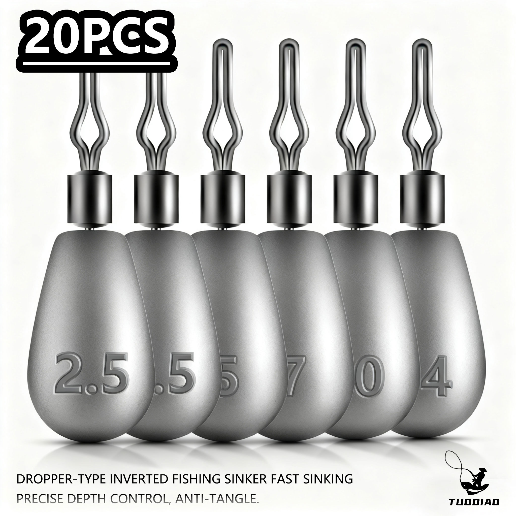 [TUODIAO] Droplet-Shaped Lead  - огляд і ціна Fishing Equipment On Sale