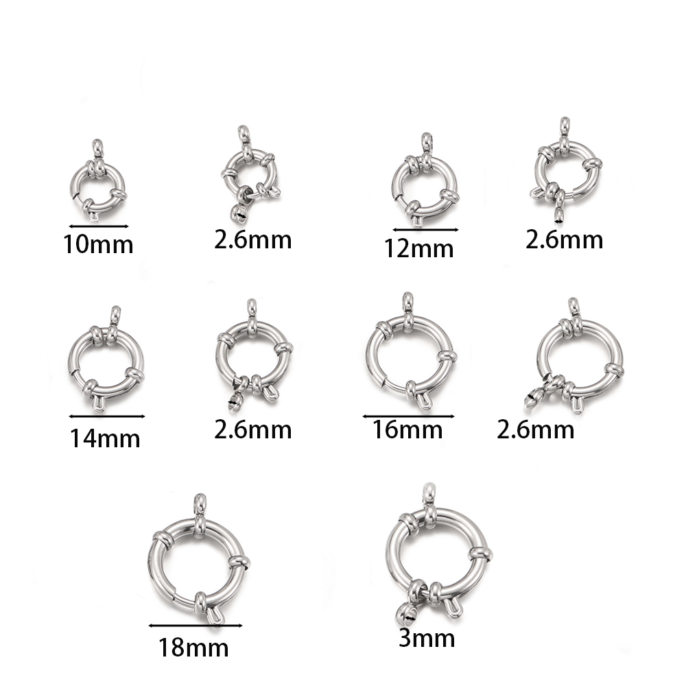 2pcs Stainless Steel Round Spr - огляд і ціна Circle Hook Set